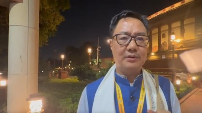 NDA dinner meetings cancelled to express solidarity with flood victims: Kiren Rijiju