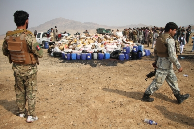 Afghan police destroy six drug labs, seize over 10,000 kg of illicit substances