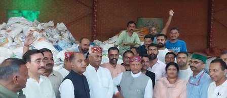 UP govt sends relief supplies to flood-hit Himachal, 26 trucks reach Kangra