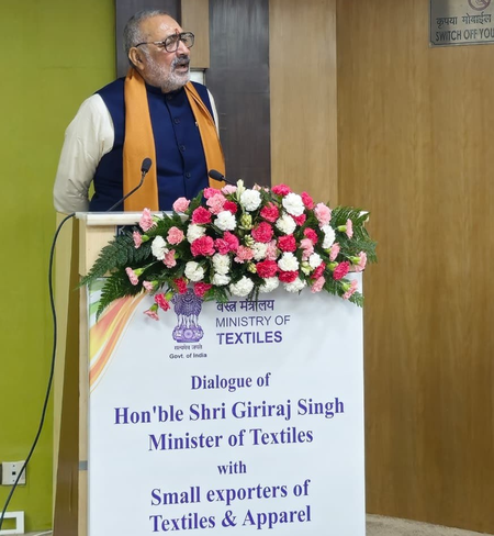 India’s textile sector aims to reach 0 billion by 2030 with 0 billion exports: Giriraj Singh