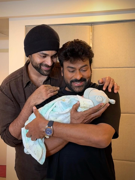 Chiranjeevi welcomes Varun Tej-Lavanya Tripathi's baby boy to the Konidela family