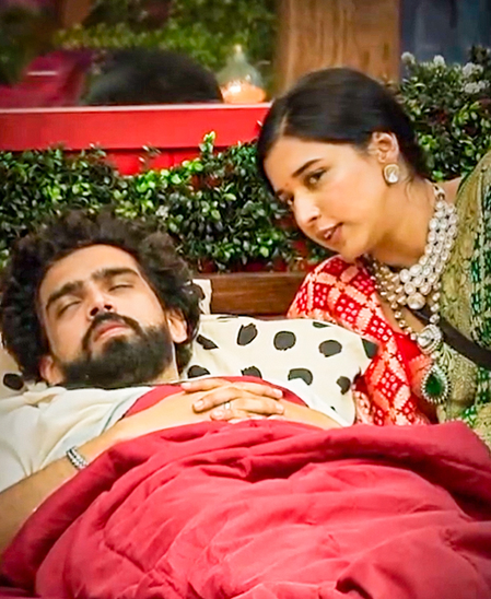 BB19: Tanya Mittal calms down a 'low' Amaal Mallik, comforts him with a story BB19: Tanya Mittal calms down a 'low' Amaal Mallik, comforts him with a story