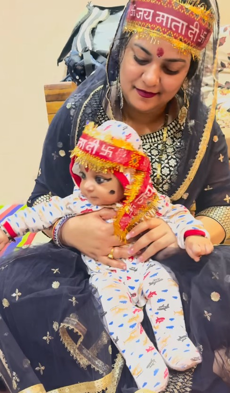 जितिया व्रत के मौके पर निधि झा का खास पोस्ट, बेटे शिवाय के लिए मांगी दुआ