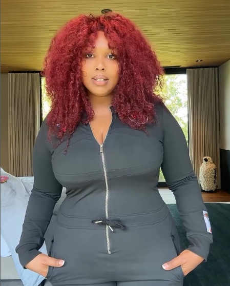 Lizzo rocks sheer corset bodysuit in new figure at New York Fashion Week