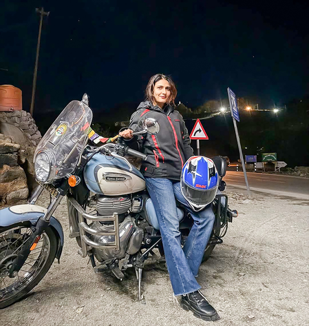 Fatima Sana Shaikh is back on the bike after ages, calls the experience ‘nerve wracking’