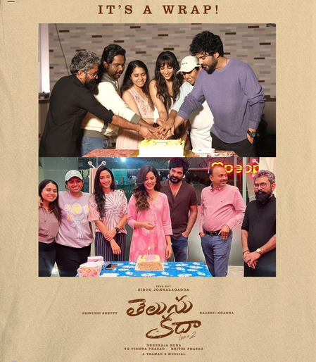 Shooting of Siddhu Jonnalagada's 'Telusu Kada' wrapped up!