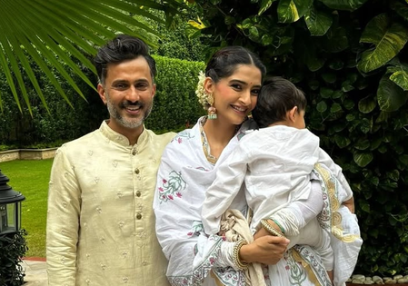 Sonam Kapoor shares sweet moments with son Vayu across three cities