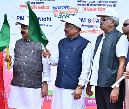 छत्तीसगढ़ : सीएम साय ने प्रधानमंत्री के जन्मदिन पर 'स्वच्छता ही सेवा पखवाड़ा 2025' का शुभारंभ किया
