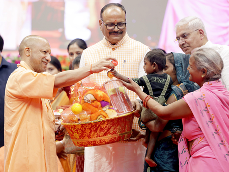 UP: 20,324 health camps organised, CM promises smartphones, salary hike for Anganwadi workers