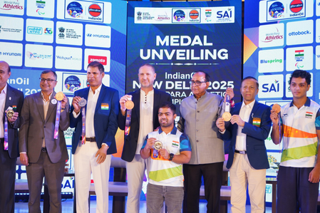 India unveils striking medals for World Para Athletics Championships New Delhi 2025 India unveils striking medals for World Para Athletics Championships New Delhi 2025