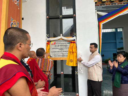 India and Bhutan inaugurate friendship Tsirang multi-sports hall project