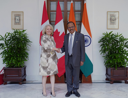 Indian, Canadian NSAs discuss counterterrorism, security cooperation: MEA Indian, Canadian NSAs discuss counterterrorism, security cooperation: MEA