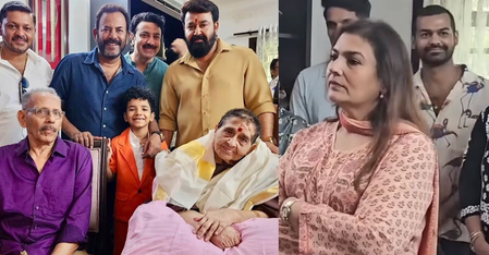 दादा साहब फाल्के पुरस्कार मिलने की घोषणा के बाद अभिनेता मोहनलाल ने मां से लिया आशीर्वाद