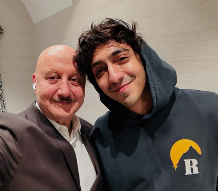 Anupam Kher meets Gen Z star Ahaan Panday: ‘No generation gap here’ Anupam Kher meets Gen Z star Ahaan Panday: ‘No generation gap here’