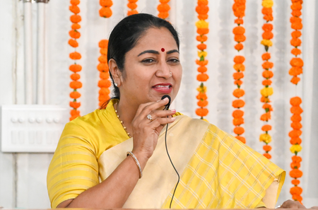Delhi CM Rekha Gupta participates in 'Swasth Nari, Sashakt Parivar' campaign at AIIMS