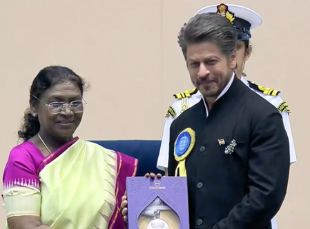 71st National Awards: SRK, Vikrant Massey receive Best Actor award from President Droupadi Murmu 71st National Awards: SRK, Vikrant Massey receive Best Actor award from President Droupadi Murmu