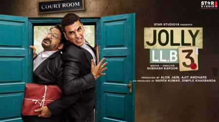 'जॉली एलएलबी 3' ने छह दिन में मचाया धमाल, वर्ल्डवाइड कलेक्शन 100 करोड़ के पार