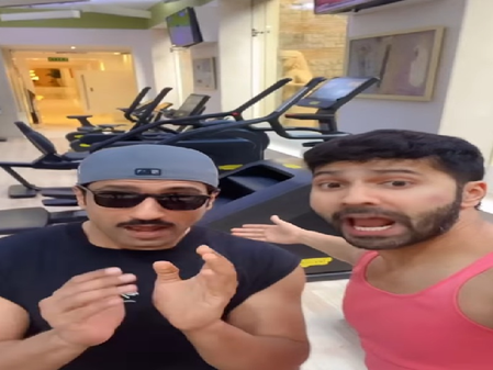 जिम में वरुण धवन और विक्की कौशल की मस्ती, 'पंजाबी मुंडों' ने दिखाया अपना स्वैग