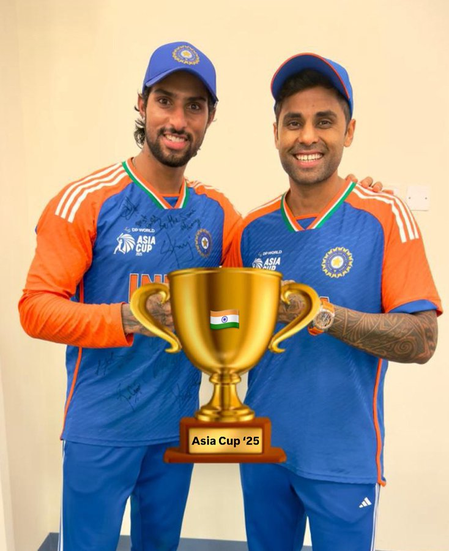 ऑपरेशन व्हाइट बॉल  एआई सेलिब्रेशन के साथ सूर्यकुमार यादव ने मोहसिन नकवी को दिखाया आईना
