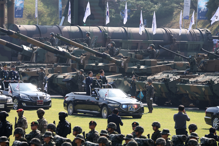 South Korea marks 77th anniversary of Armed Forces Day in scaled-down event