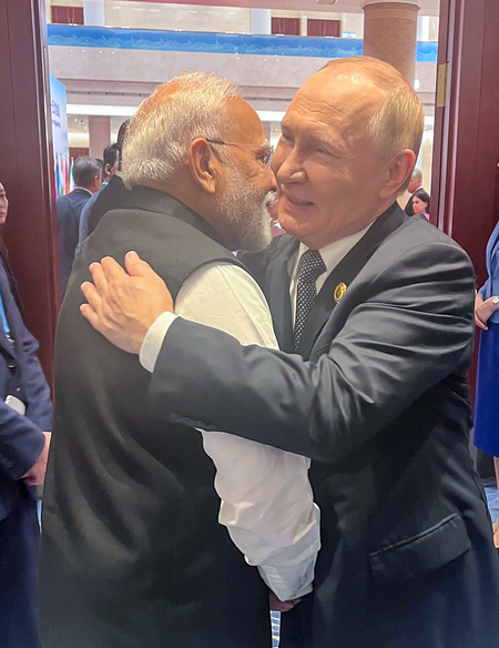 <div>'India won't allow humiliation': Putin praises 'friend' PM Modi as 'balanced and wise leader'</div>