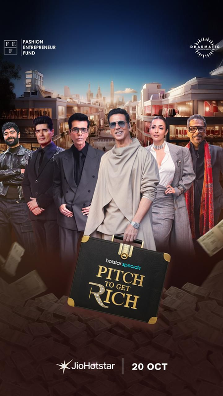 <div>'Pitch to Get Rich': Akshay Kumar, Karan Johar & Malaika Arora to turns fashion founders</div>