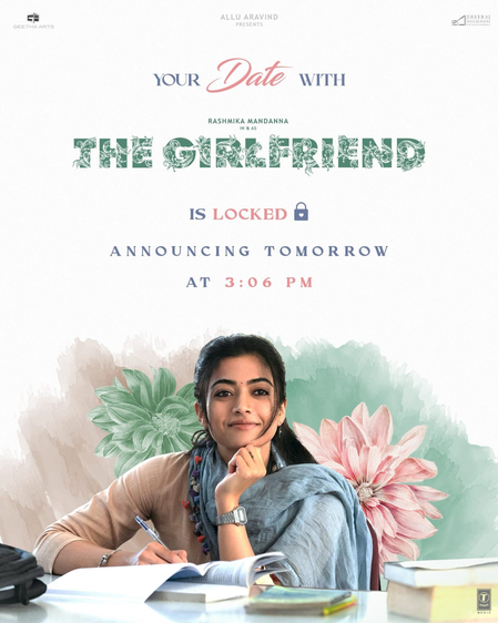 Rashmika Mandanna's 'The Girlfriend' to hit screens on November 7