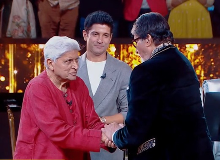 Big B recreates ‘Zanjeer’ moment with Javed Akhtar in ‘KBC’