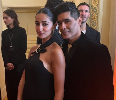 Manish Malhotra shares why he always finds himself drawn to black, shares glimpses from fashion gala with Ananya Manish Malhotra shares why he always finds himself drawn to black, shares glimpses from fashion gala with Ananya