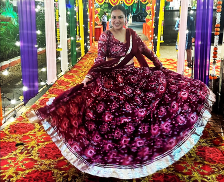Shraddha Arya overdoes twirling, dancing, and eating as she steps out after a long time