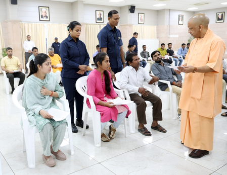 'Janata Darshan': UP CM addresses grievances of people, instructs officials for timely resolution  