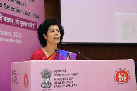 India’s sex ratio at birth improved with 917 females per 1,000 males in 2021-23: Centre
