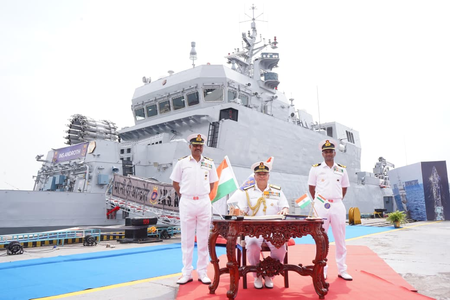 Navy commissions anti-submarine ship INS Androth