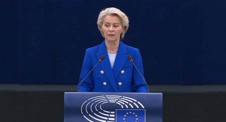 EU chief calls for response to 'deliberate, targetted grey zone campaign' against Europe