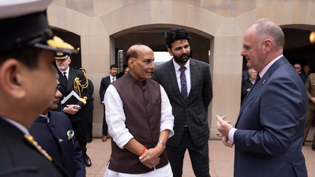 Defence Ministers’ dialogue reflects growth in partnership: Australia on Rajnath Singh's visit Defence Ministers’ dialogue reflects growth in partnership: Australia on Rajnath Singh's visit