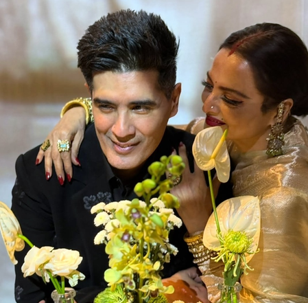 Manish Malhotra wishes Rekha on 71st birthday: It's an honour always to create for you Manish Malhotra wishes Rekha on 71st birthday: It's an honour always to create for you