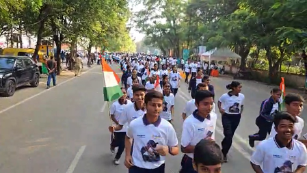रांची में 'स्वदेशी मैराथन' का आयोजन, 25 हजार लोगों ने हिस्सा लिया