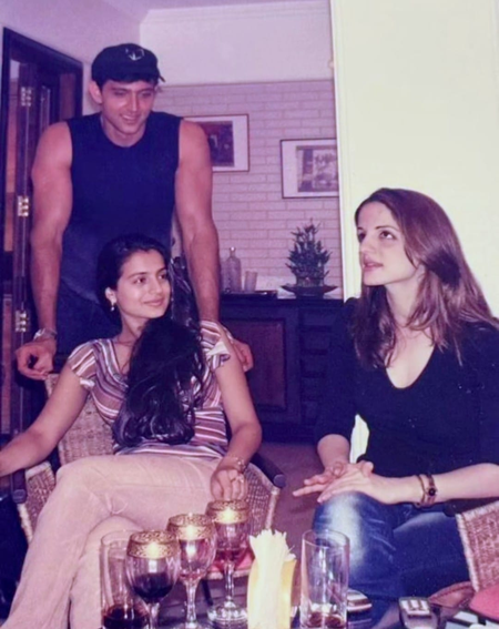 Ameesha Patel’s ‘Sunday Throwback’ features herself with Hrithik Roshan, his ex-wife Sussanne Khan, fun memories