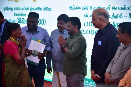 Sri Lankan President Dissanayake attends launch of Indian Housing Project Stage 2 Phase IV