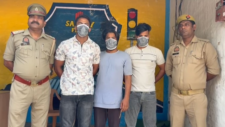 मुजफ्फरनगर में पुलिस मुठभेड़ के बाद तीन गिरफ्तार, प्रधानी के चुनाव में हथियार तस्करी का खुलासा