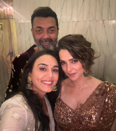 Preity Zinta reveals she “third-wheeled” between Bobby Deol, wife Tanya on their honeymoon during "Soldier" shoot