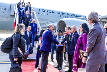 Brazil VP Geraldo Alckmin arrives in India for trade ministerial meeting Brazil VP Geraldo Alckmin arrives in India for trade ministerial meeting