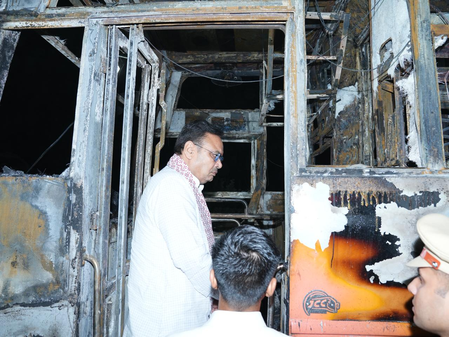 Rajasthan govt forms five-member committee to probe Jaisalmer bus tragedy
