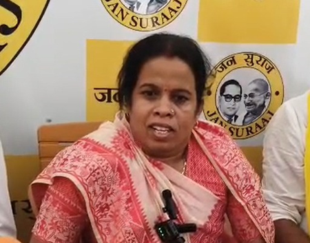 बिहार चुनाव: मोहनिया से प्रत्याशी बनाए जाने पर गीता पासी ने जन सुराज का जताया आभार