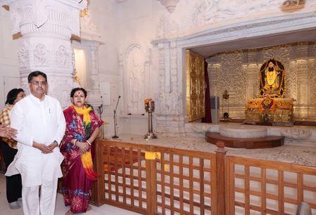 अयोध्या पहुंचे त्रिपुरा के मुख्यमंत्री माणिक साहा, राम मंदिर और हनुमान गढ़ी में की प्रार्थना