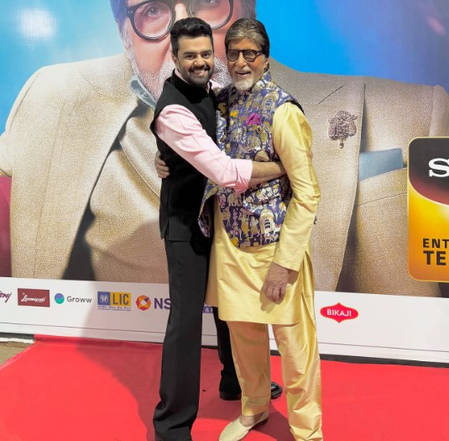 Maniesh Paul expresses gratitude to Amitabh Bachchan for meeting him amidst hectic KBC shoot Maniesh Paul expresses gratitude to Amitabh Bachchan for meeting him amidst hectic KBC shoot