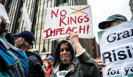 Anti-Trump protests erupt across US under banner of ‘No Kings’ 