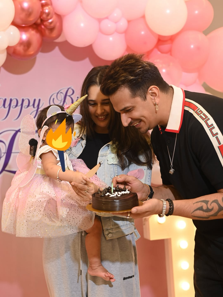 प्रिंस नरूला और युविका चौधरी ने मनाया बेटी एकलीन का पहला जन्मदिन, बोले- “तुमने हमारी जिंदगी बदल दी”