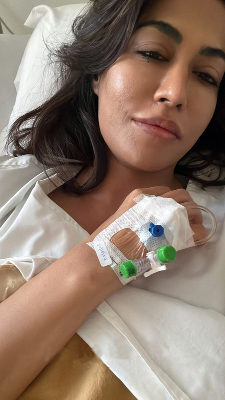Chitrangda Singh shares picture from hospital: ‘Hoping to be back running like a hare soon’