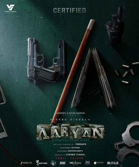 Censor Board clears Vishnu Vishal's investigative thriller 'Aaryan' for release with U/A certificate